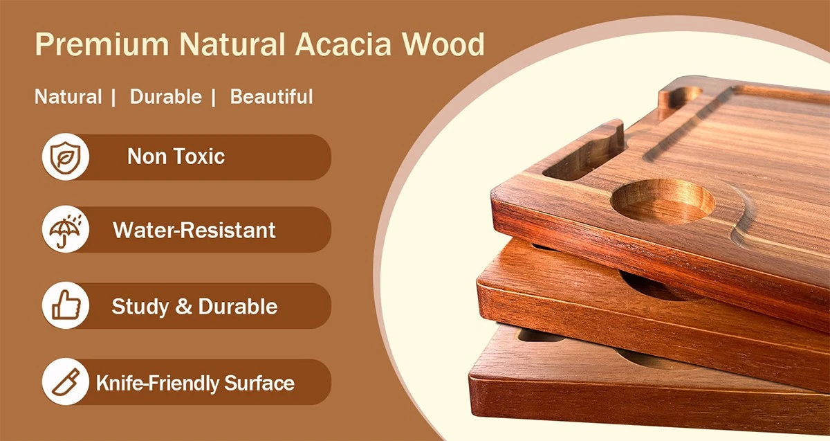 Acacia Wood Steak Board Set1 Acacia Wood Steak Board Set1